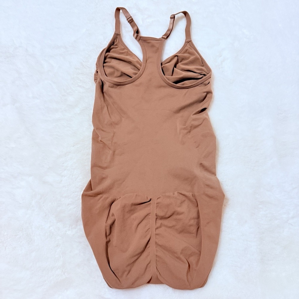 Women Sculpting Bodysuit Tummy Control Seamless Thong Shapewear Full Body Shaper - Picture 3 of 4